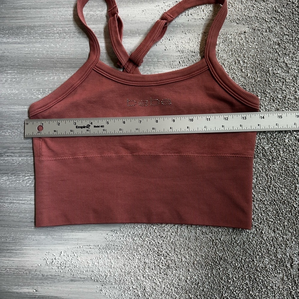 Bebe Sport Rust Ribbed Tank - Picture 7 of 9